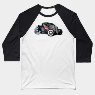 Cartoon retro hot rod Baseball T-Shirt